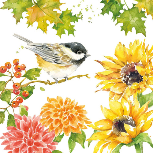Lunch servet per stuk - Autumn Song