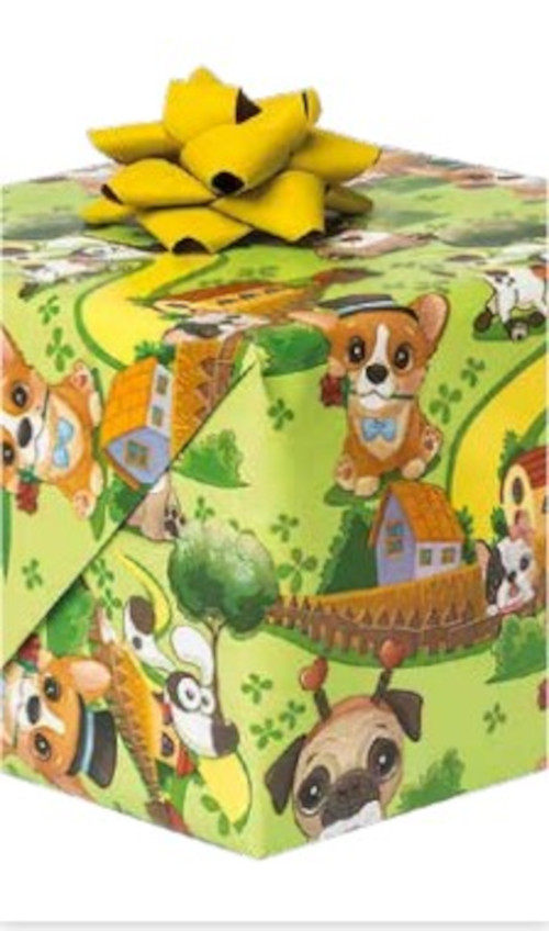 Cadeaupapier 70x200 cm - Honden Cadeaupapier 70x200 cm - Honden