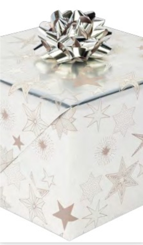 Cadeaupapier 70x200 cm - Kerst - Zilver Cadeaupapier 70x200 cm - Kerst - Zilver