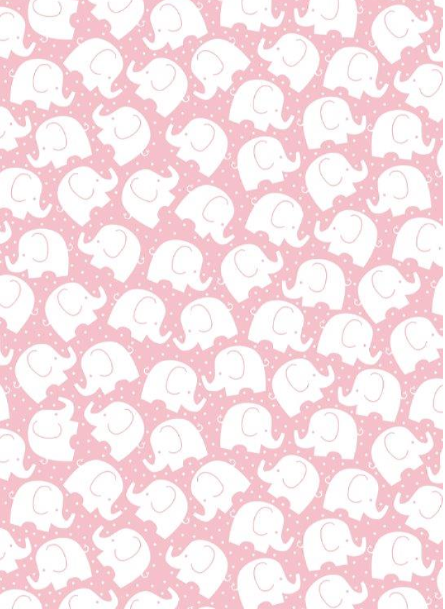Cadeaupapier 30x300 cm - Babyfant Pink - 2 rollen Cadeaupapier 30x300 cm - Babyfant Pink - 2 rollen