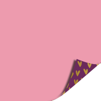 Cadeaupapier 70x200cm - Lots of love paars