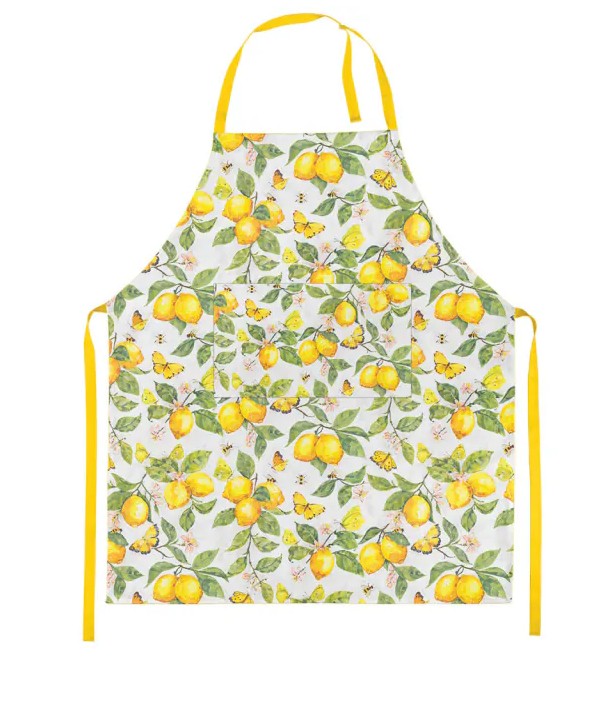 Keukenschort Fresh lemons white Keukenschort Fresh lemons white
