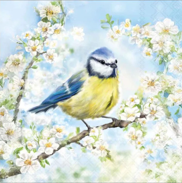 Lunch servet per stuk - Blossom time