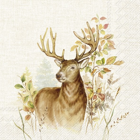 Lunch servet per stuk - Hunted deer