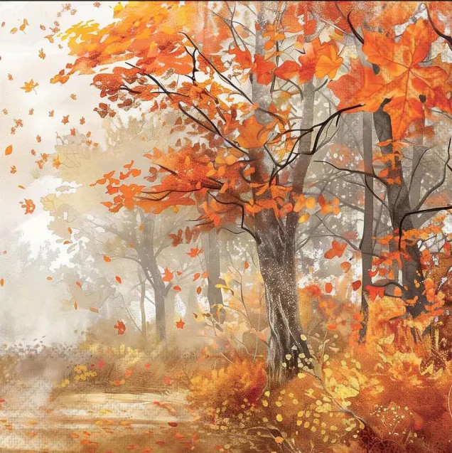 Lunch Servetten - Autumn tree