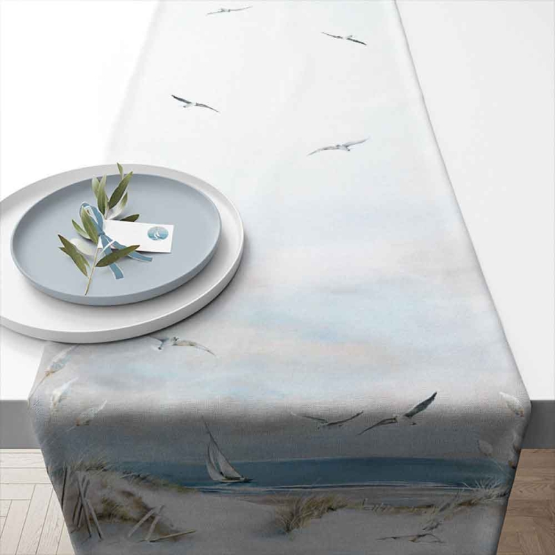 Tafelloper Sailing at sea - Ambiente - 40x150 cm