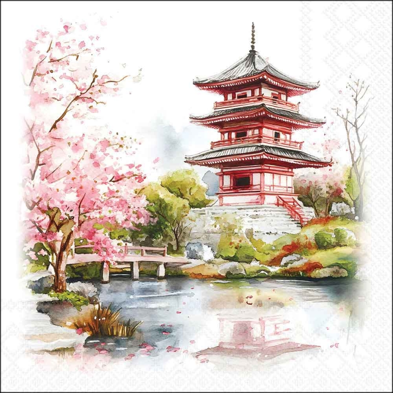 Lunch Servetten Temple - Ambiente - 33x33 cm