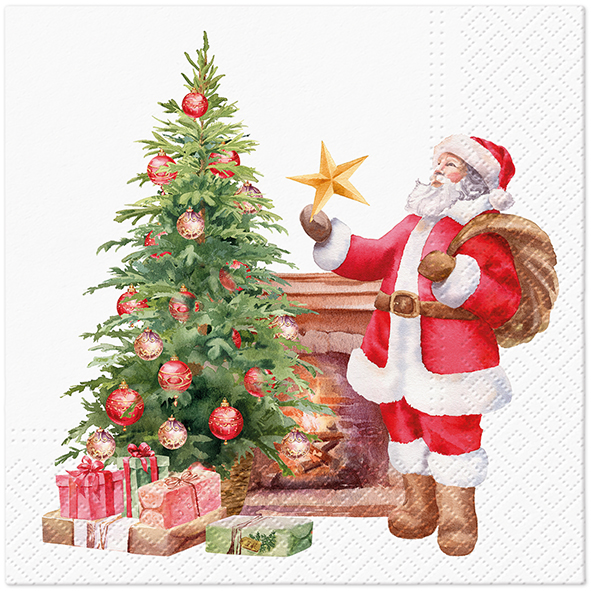 Lunch servetten Winter Magic - Tete a tete - 33x33 cm