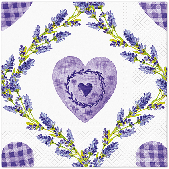 Lunch servetten Lavender Town - Tete a tete - 33x33 cm